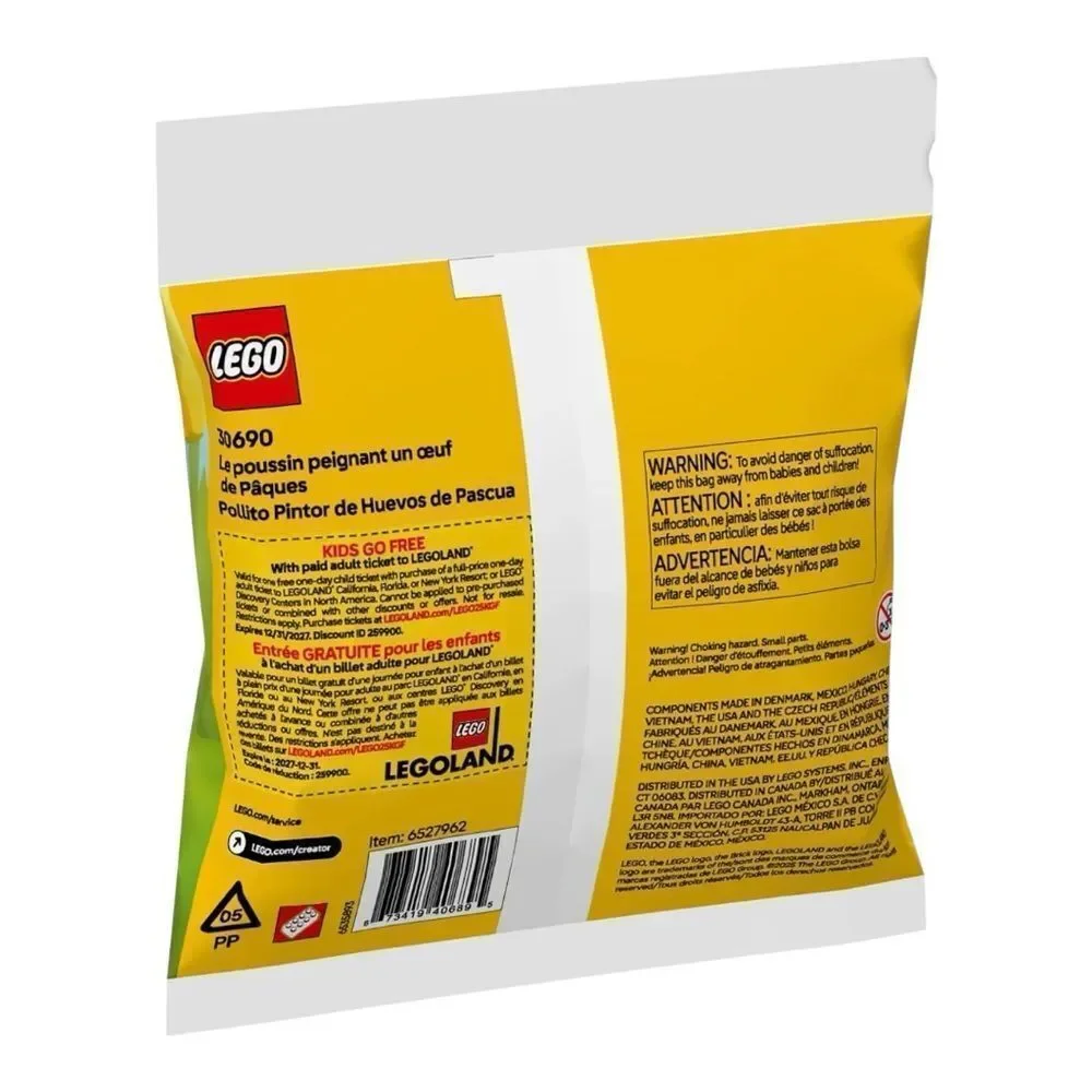 LEGO Creator Easter Chick 30690 Building Set - Yellow